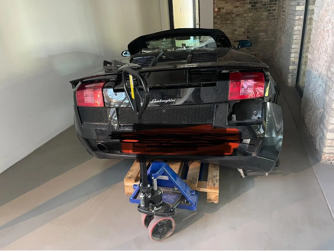 Auffahrunfall Lamborghini